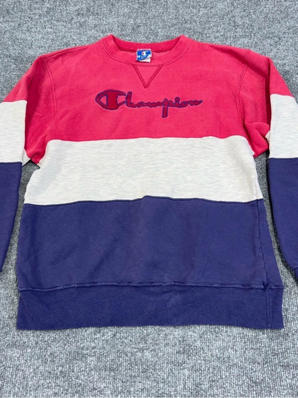 Champion Men’s Colorblock Crewneck Sweatshirt